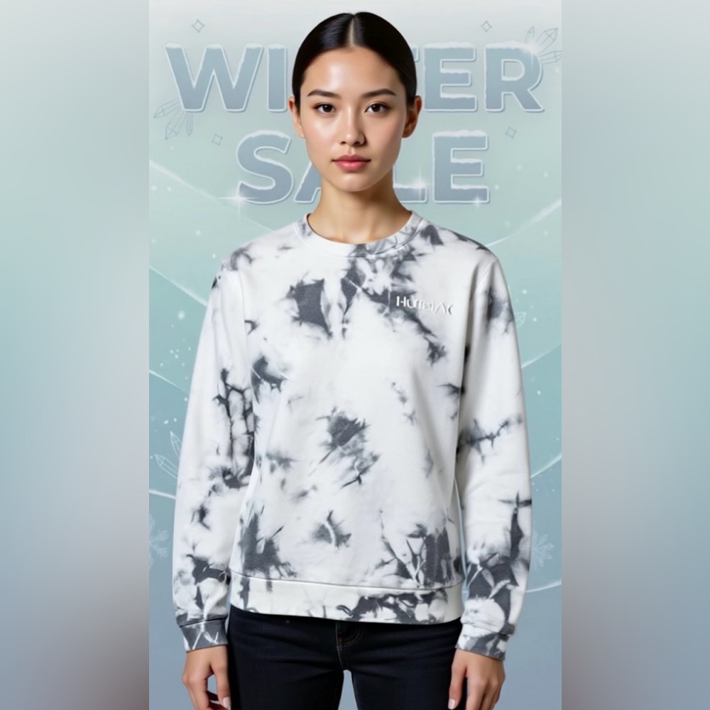 🌺Hurley One & Only Wash Perfect Fleece Pullover
